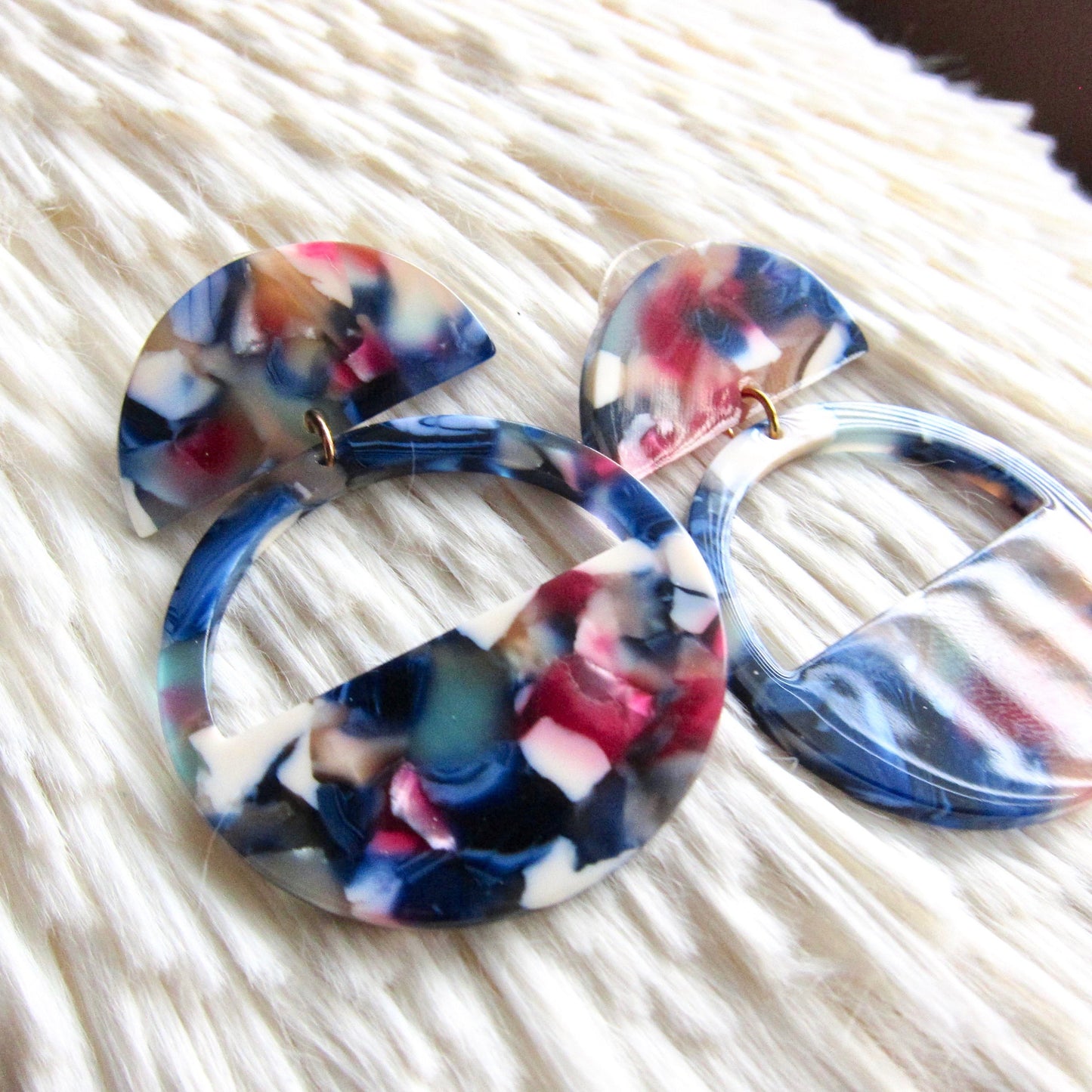 Blue Tortuga Earrings