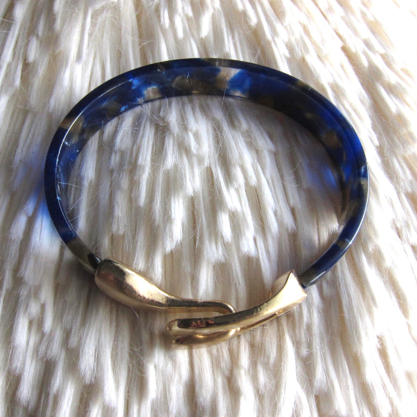 Brandi Blue Tortoise Shell Bracelet