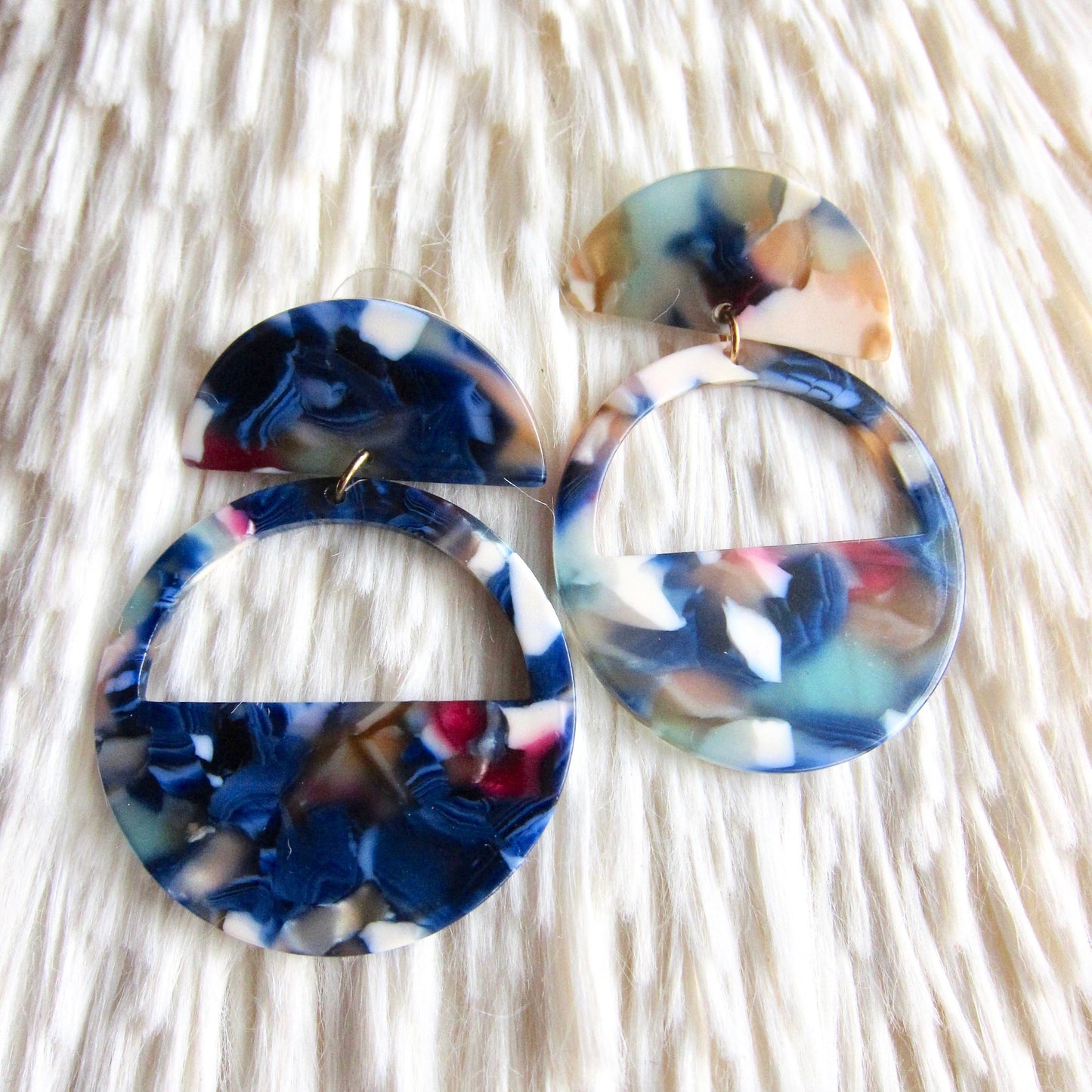 Blue Tortuga Earrings