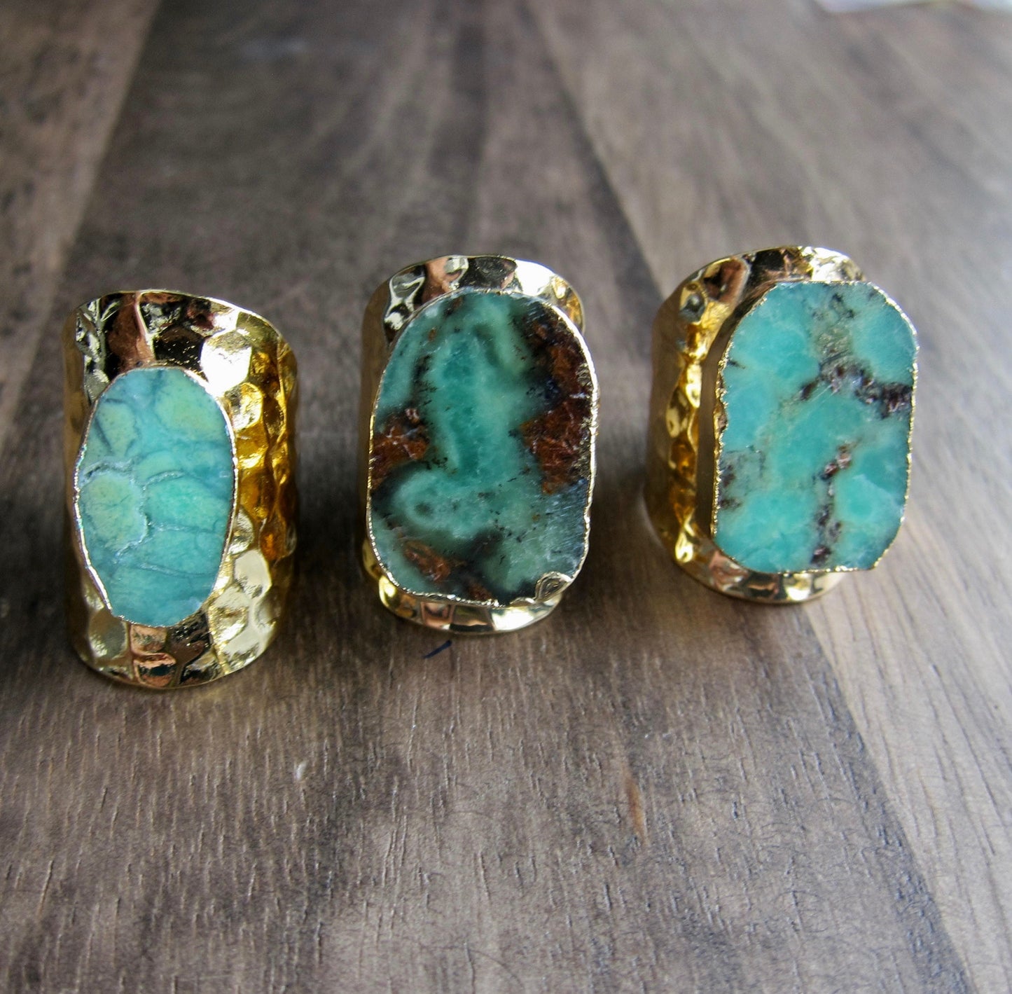 Jeli Jade Ring Gold