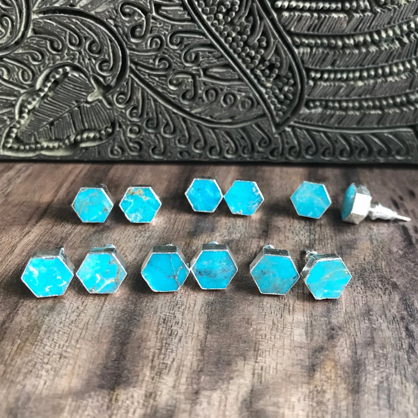 Tavares Turquoise Studs