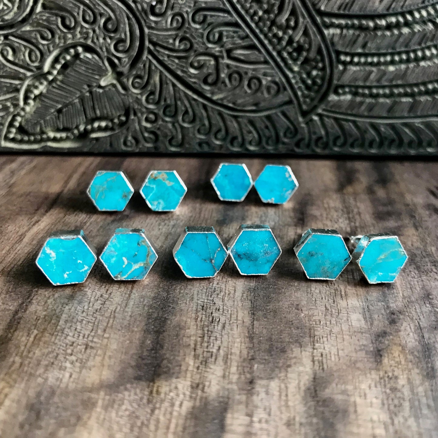 Tavares Turquoise Studs