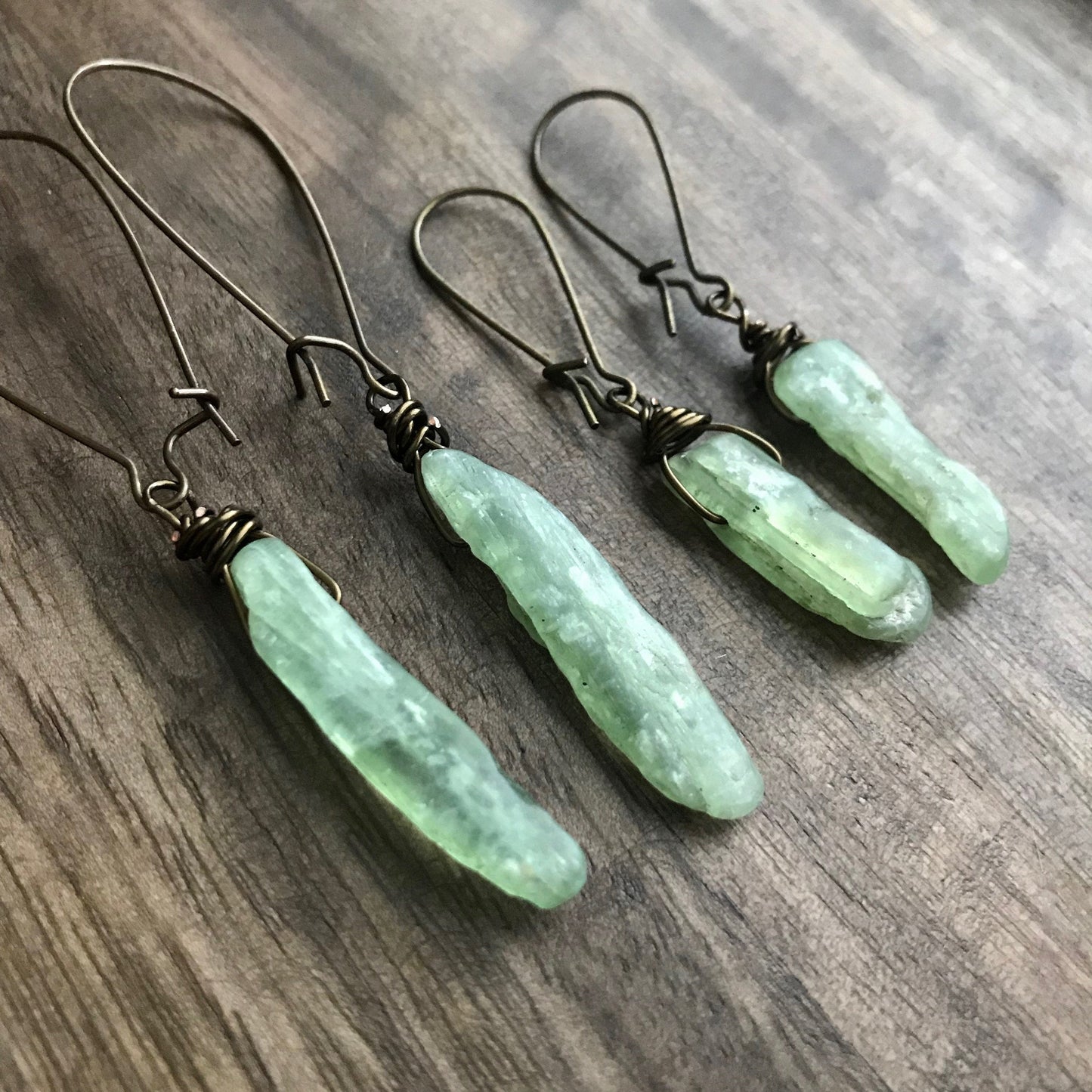 Karma Green Kyanite Earrings