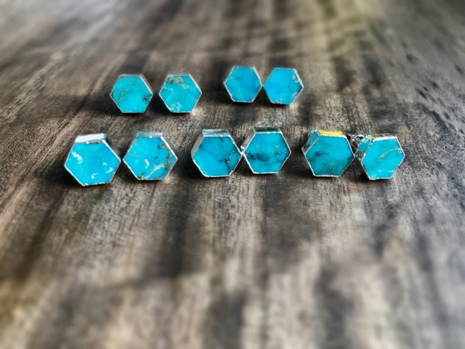 Tavares Turquoise Studs