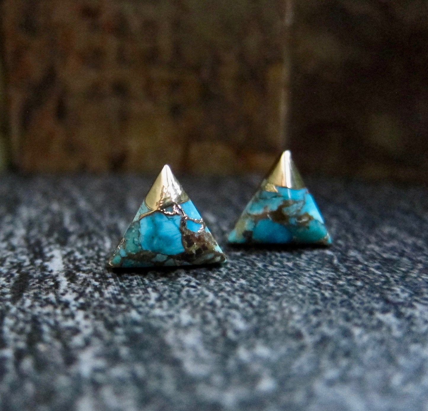 Thebes Turquoise Studs