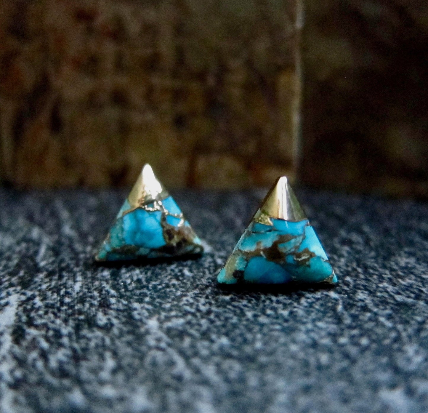 Thebes Turquoise Studs