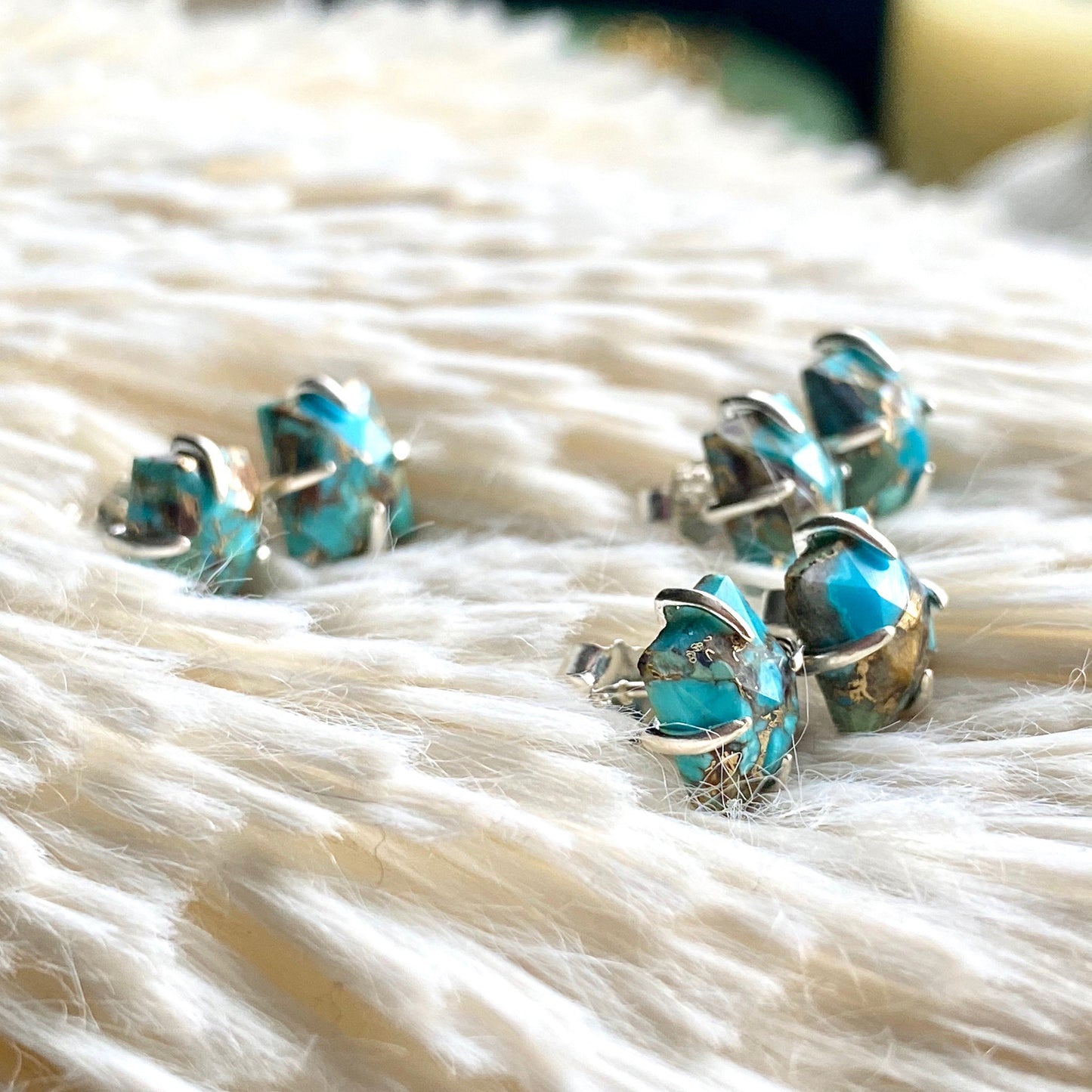 Tecolote Turquoise Studs