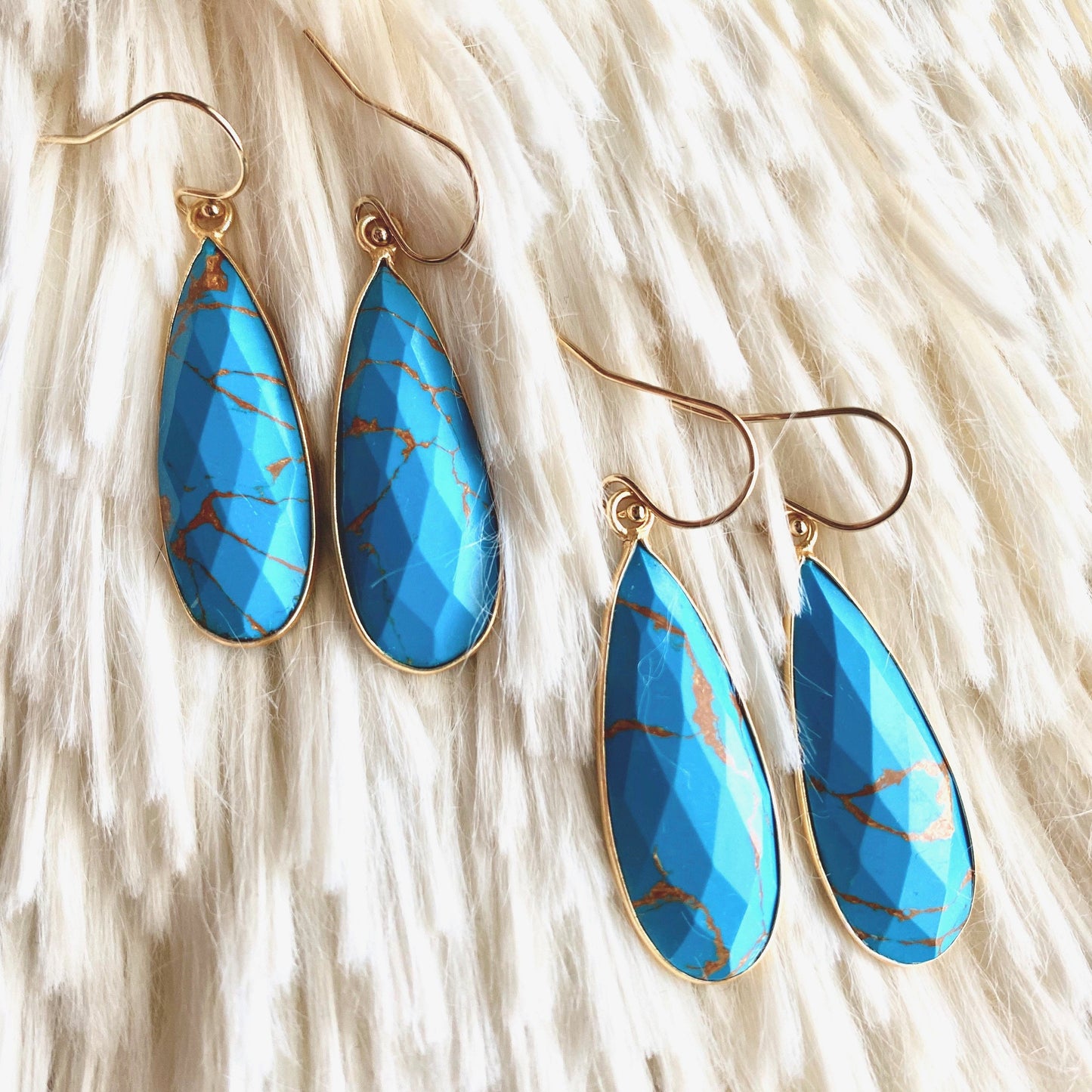 So True Blue Turquoise Dangles