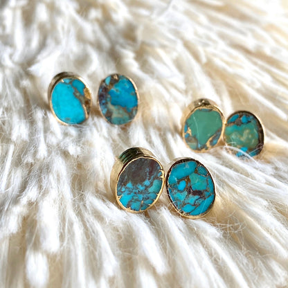 Tricia Turquoise Studs