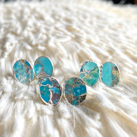 Tahoe Turquoise Studs