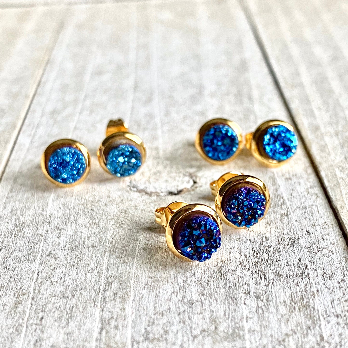 Delphi Druzy Studs