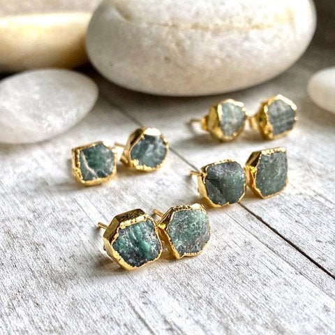 Emerald Isle Stud Earrings