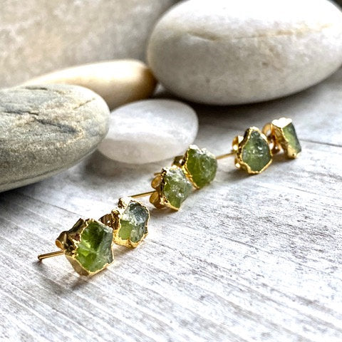 Palisades Peridot Stud Earrings