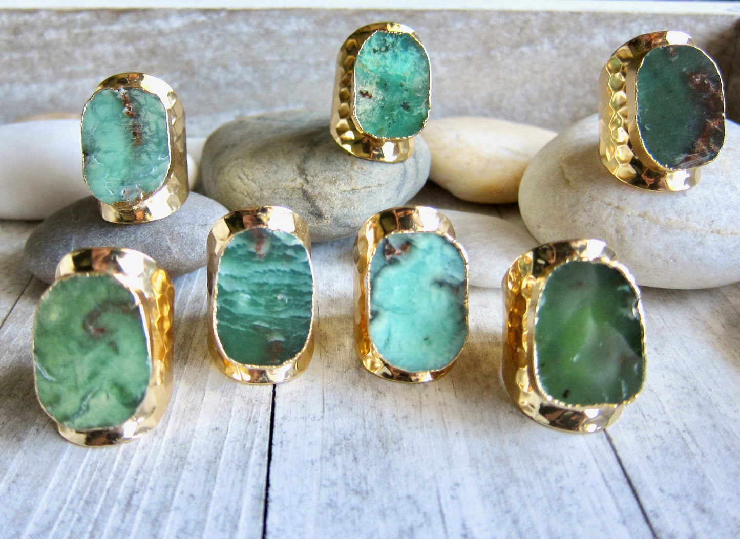 Jeli Jade Ring Gold