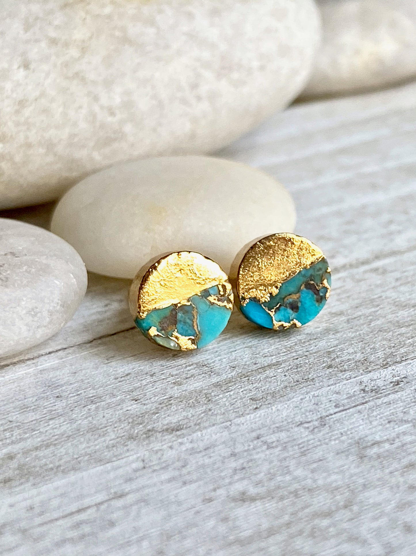 Tycho Turquoise Stud Earrings