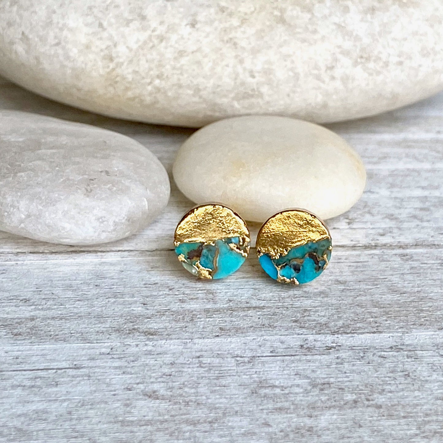 Tycho Turquoise Stud Earrings