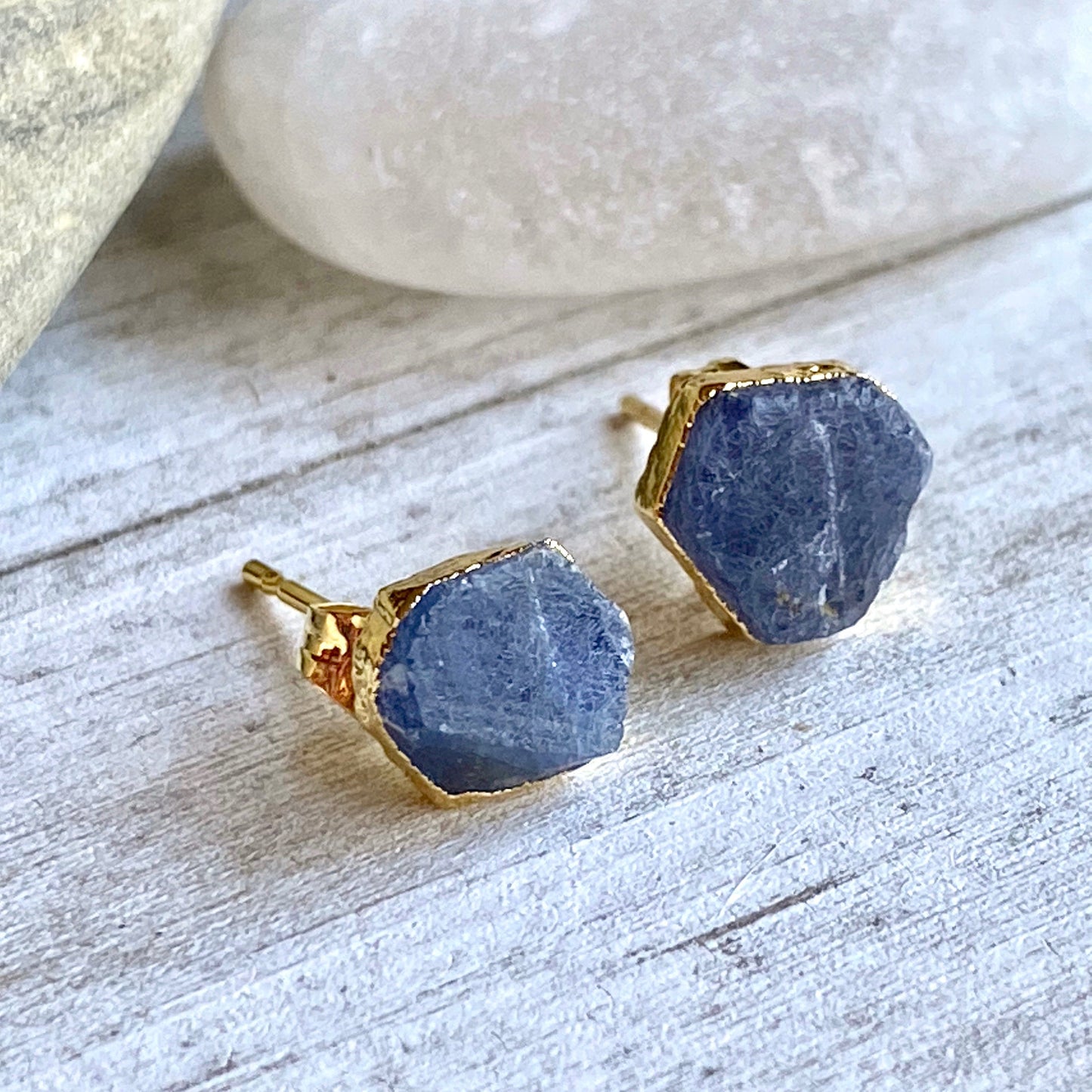 Blue Horizons Sapphire Stud Earrings