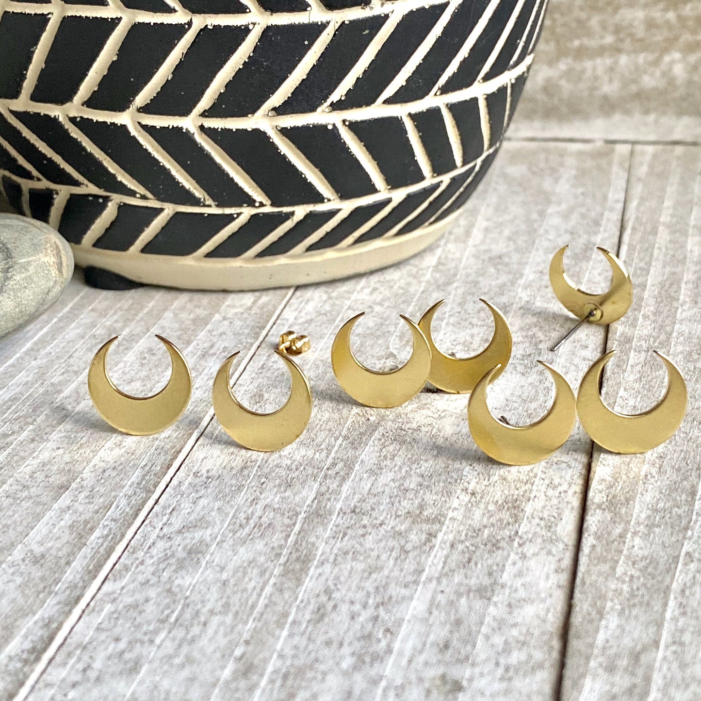 Lunar Module Stud Earrings