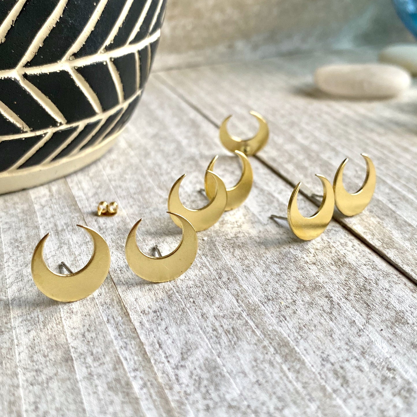 Lunar Module Stud Earrings