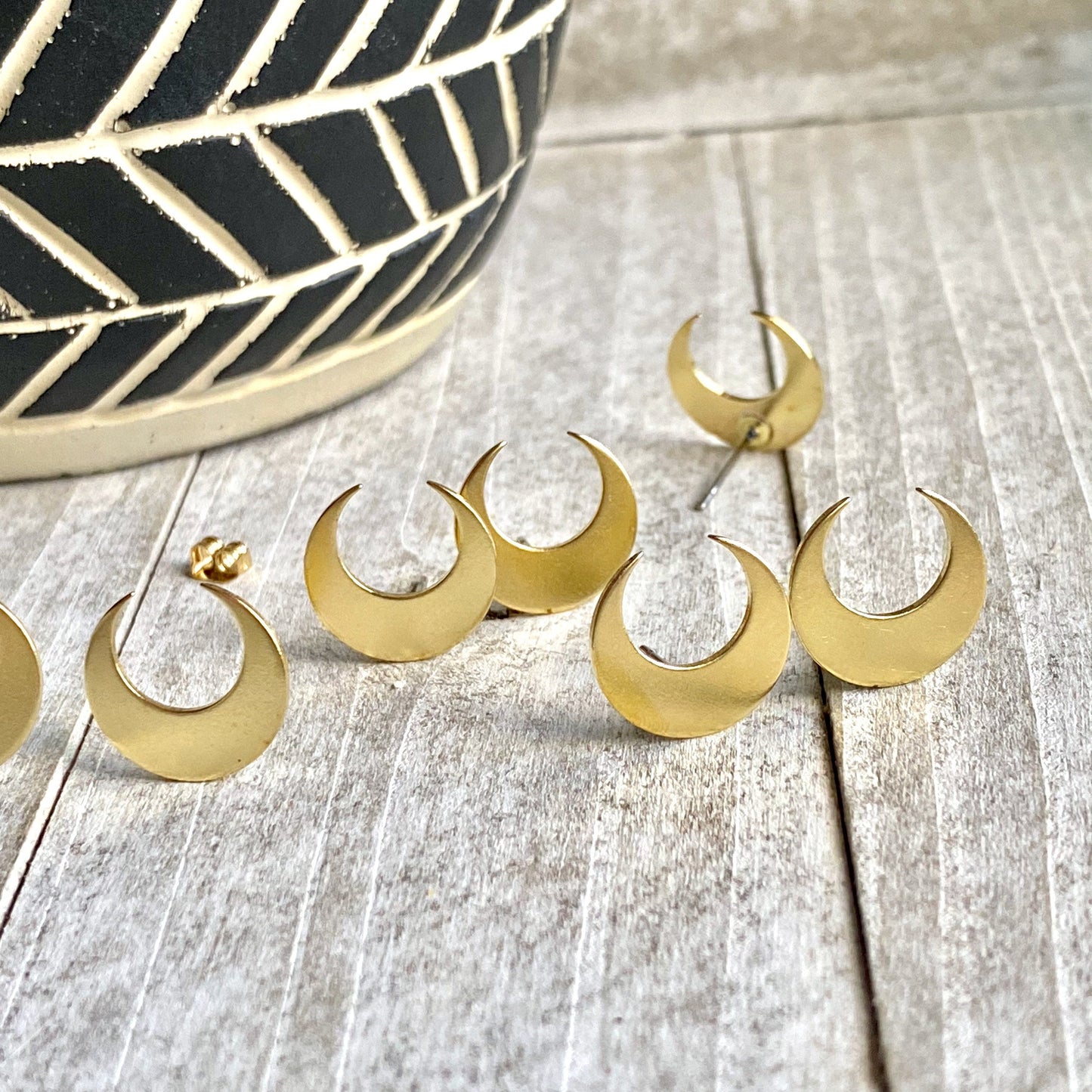 Lunar Module Stud Earrings
