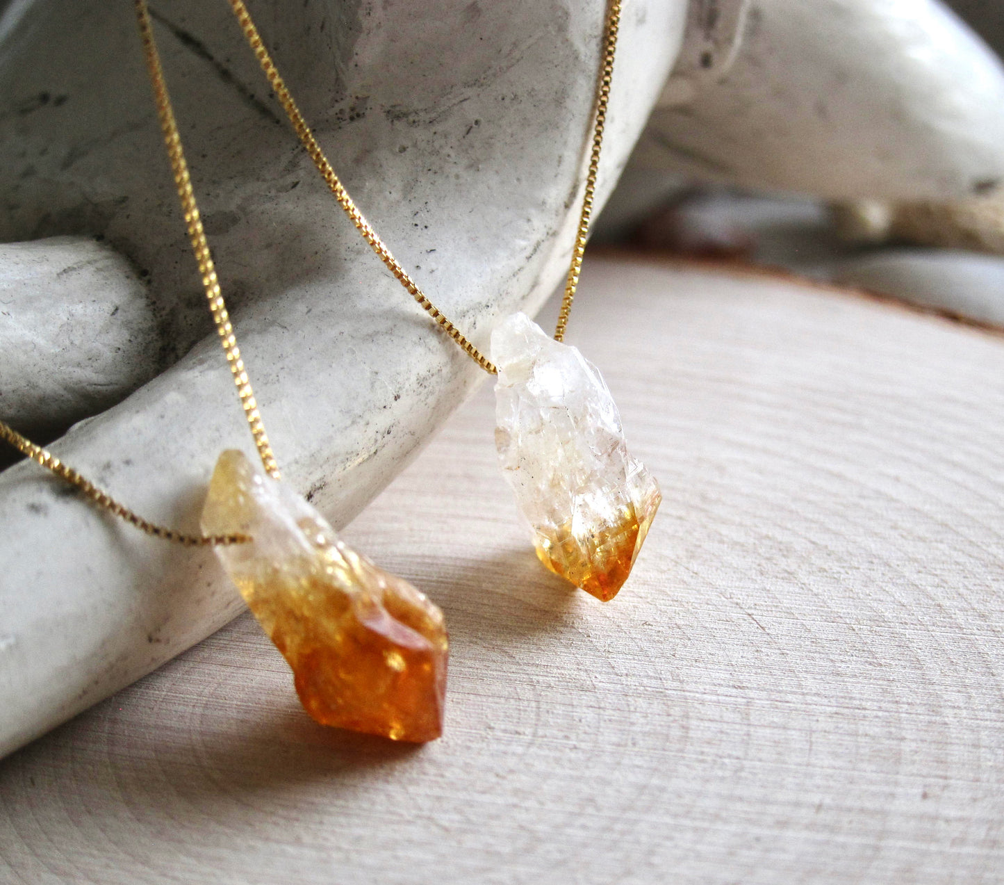 Callie Citrine Necklace