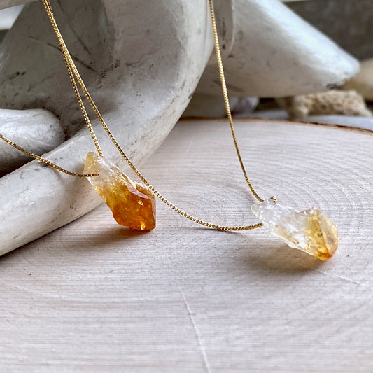 Callie Citrine Necklace
