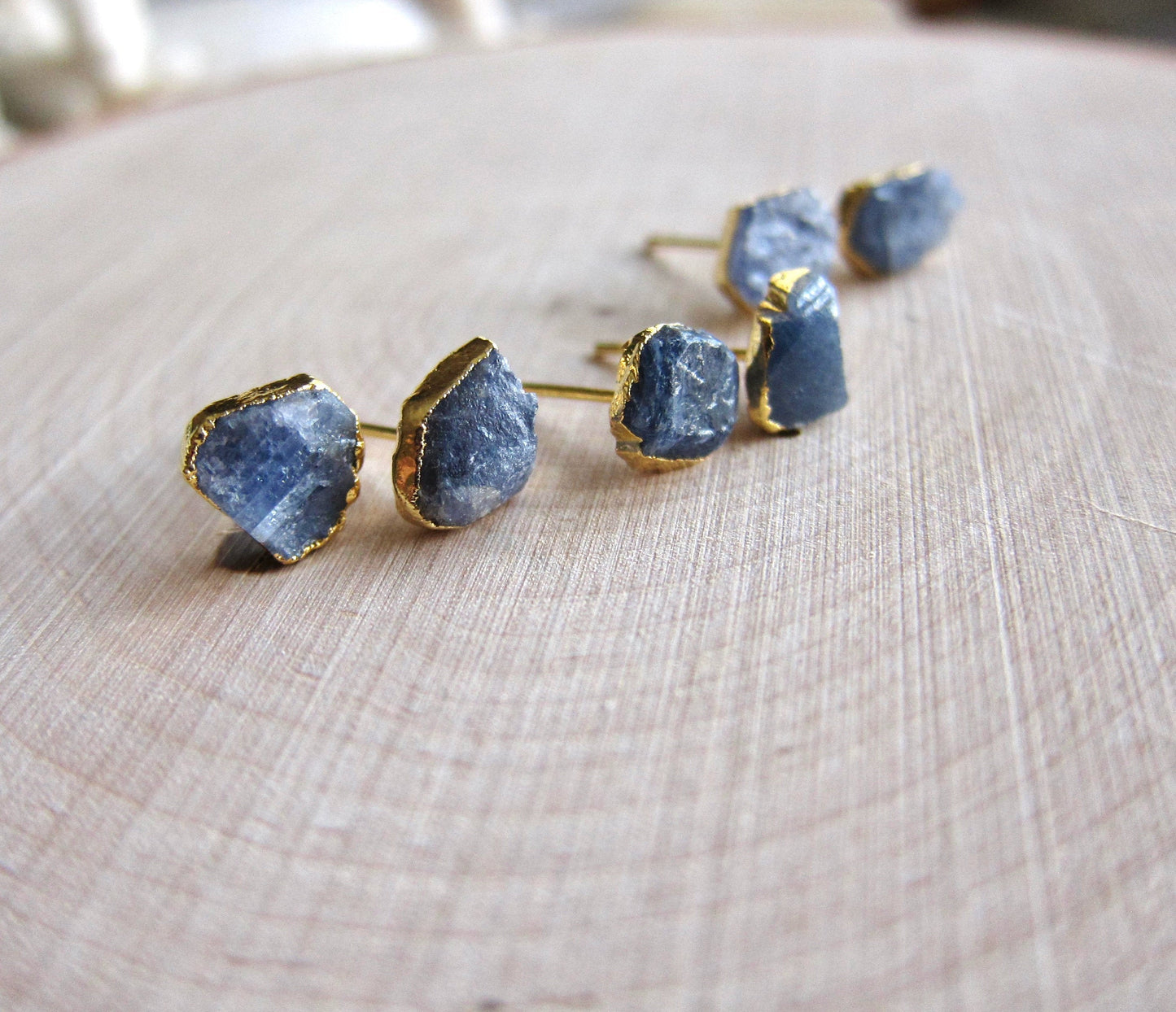 Blue Horizons Sapphire Stud Earrings