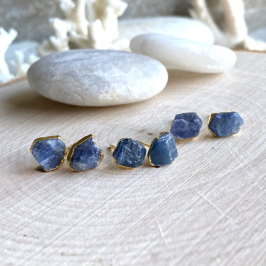Blue Horizons Sapphire Stud Earrings