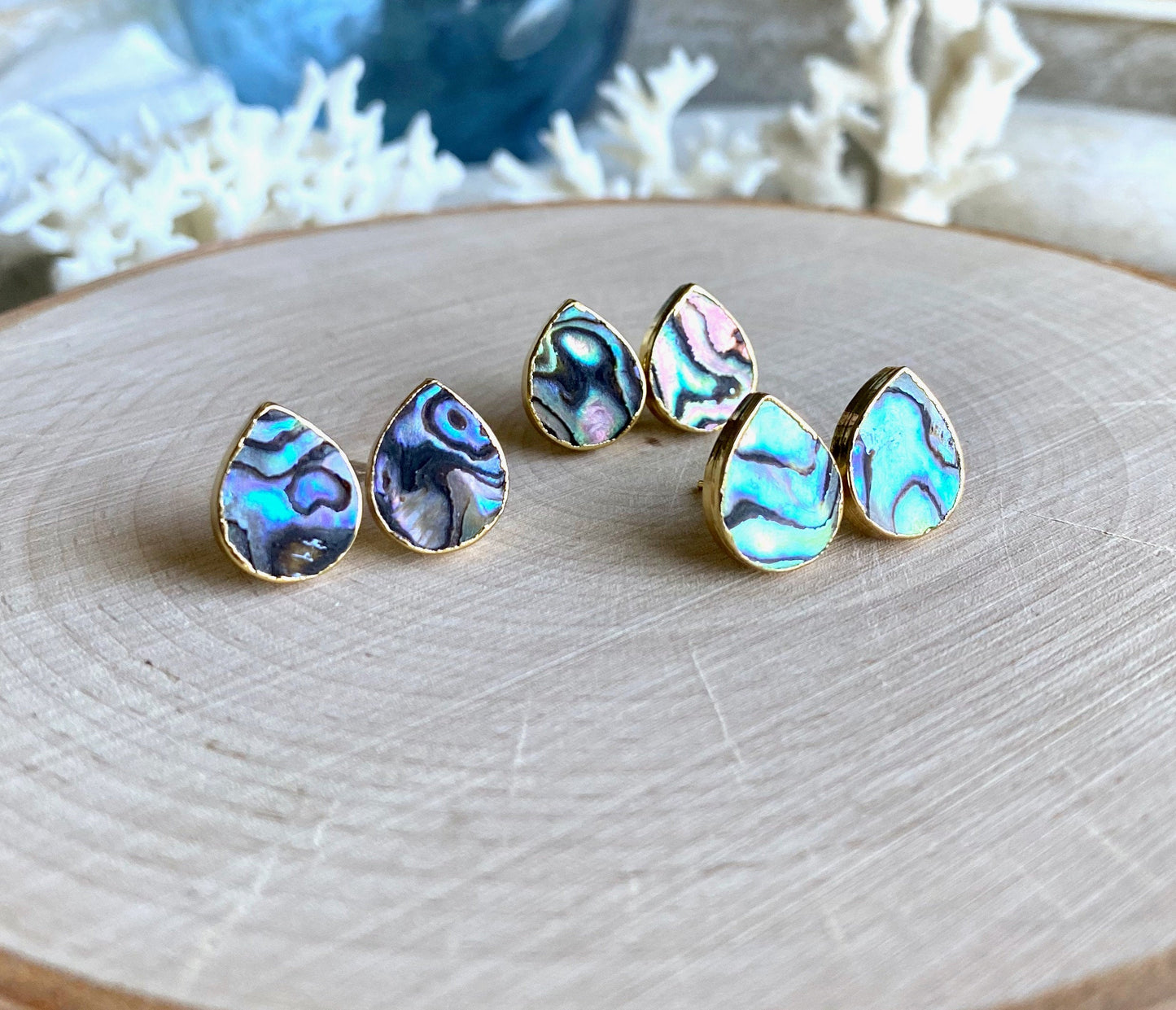 Pearlinka Abalone Shell Earrings