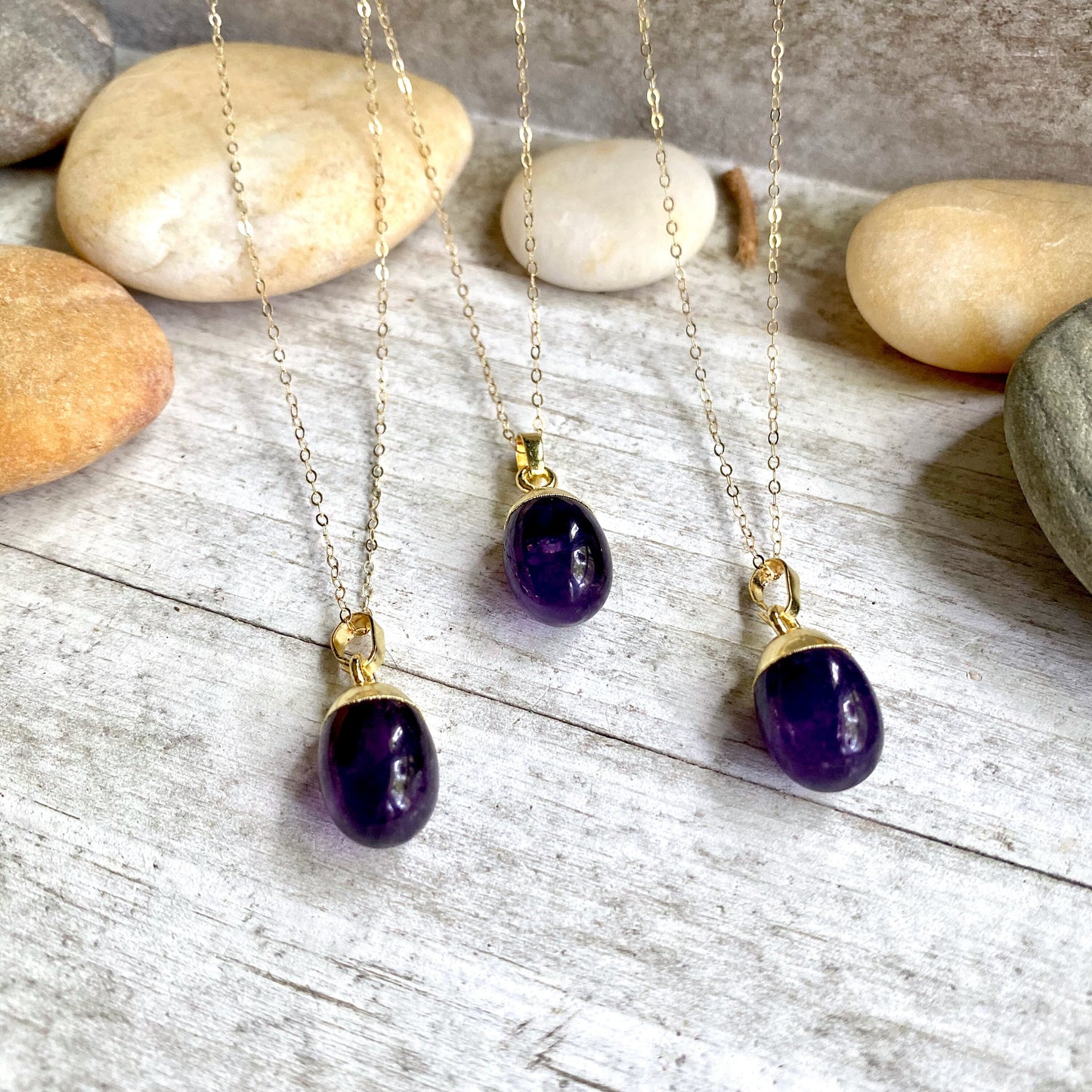 Aster Amethyst Necklace
