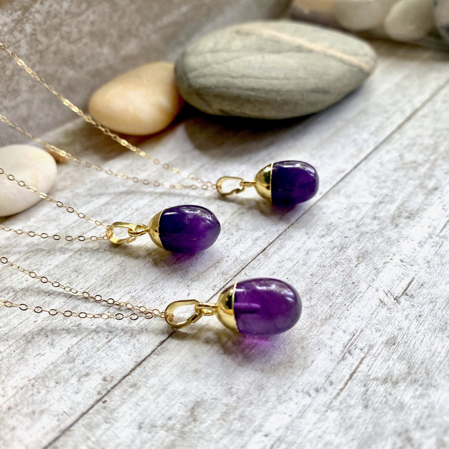 Aster Amethyst Necklace