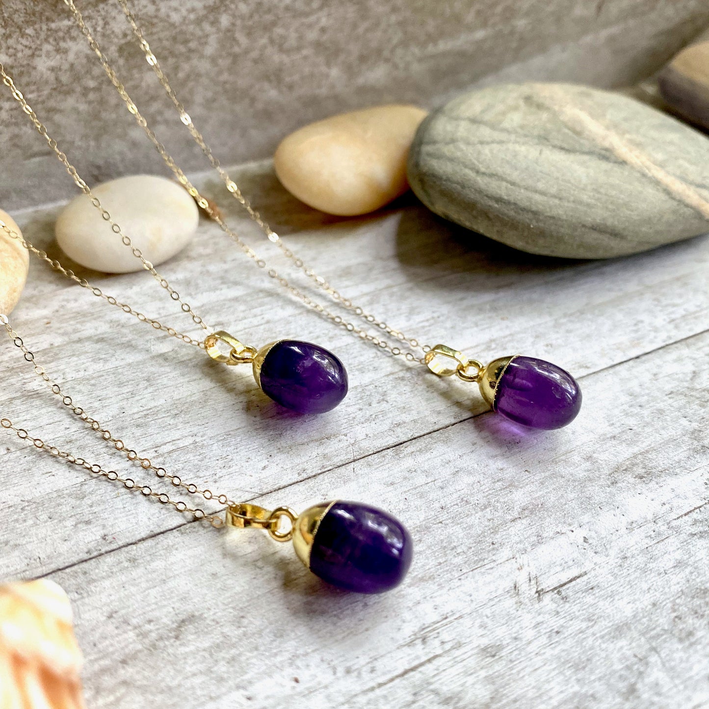 Aster Amethyst Necklace
