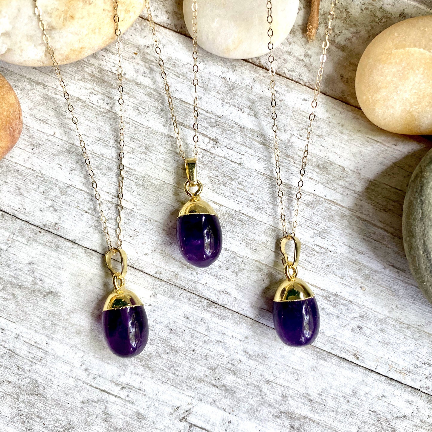 Aster Amethyst Necklace