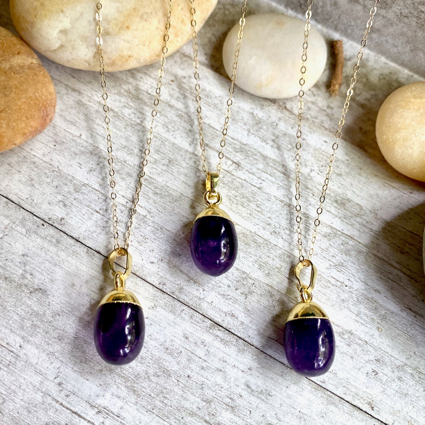 Aster Amethyst Necklace