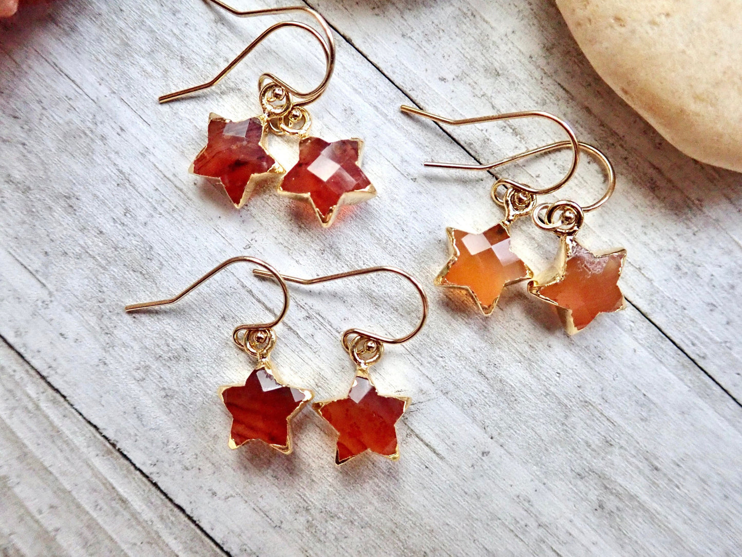 Cantares Carnelian Gemstone Earrings