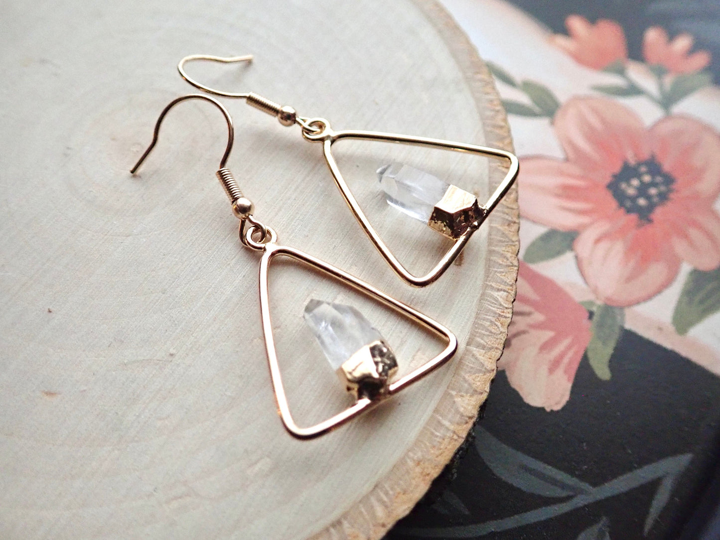 Holli Raw Crystal Earrings