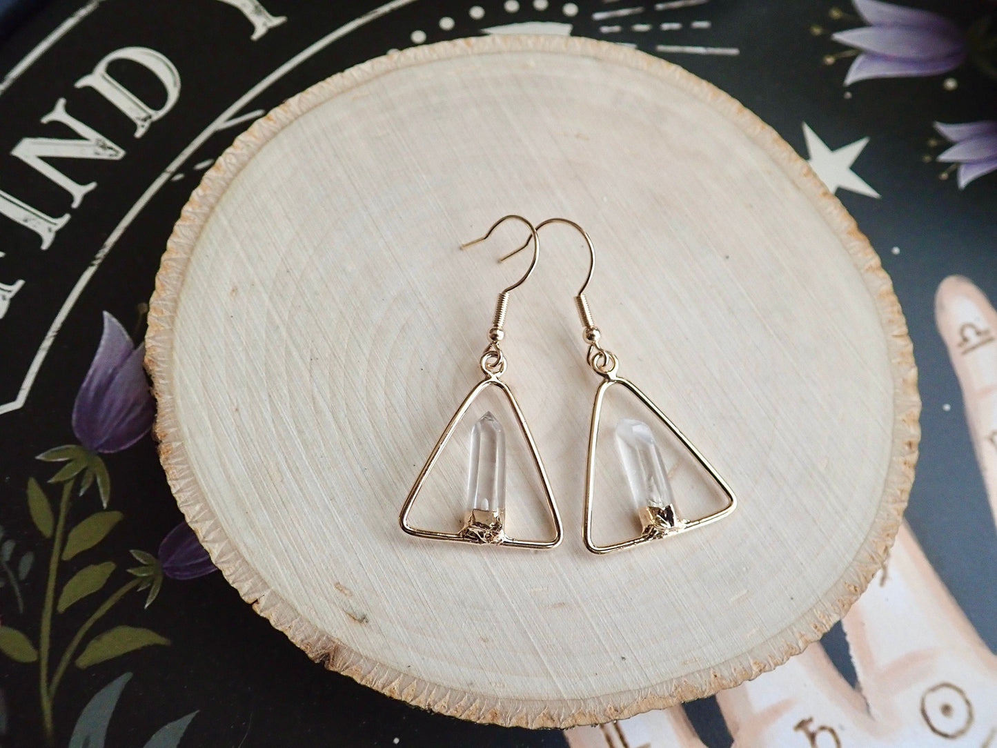 Holli Raw Crystal Earrings