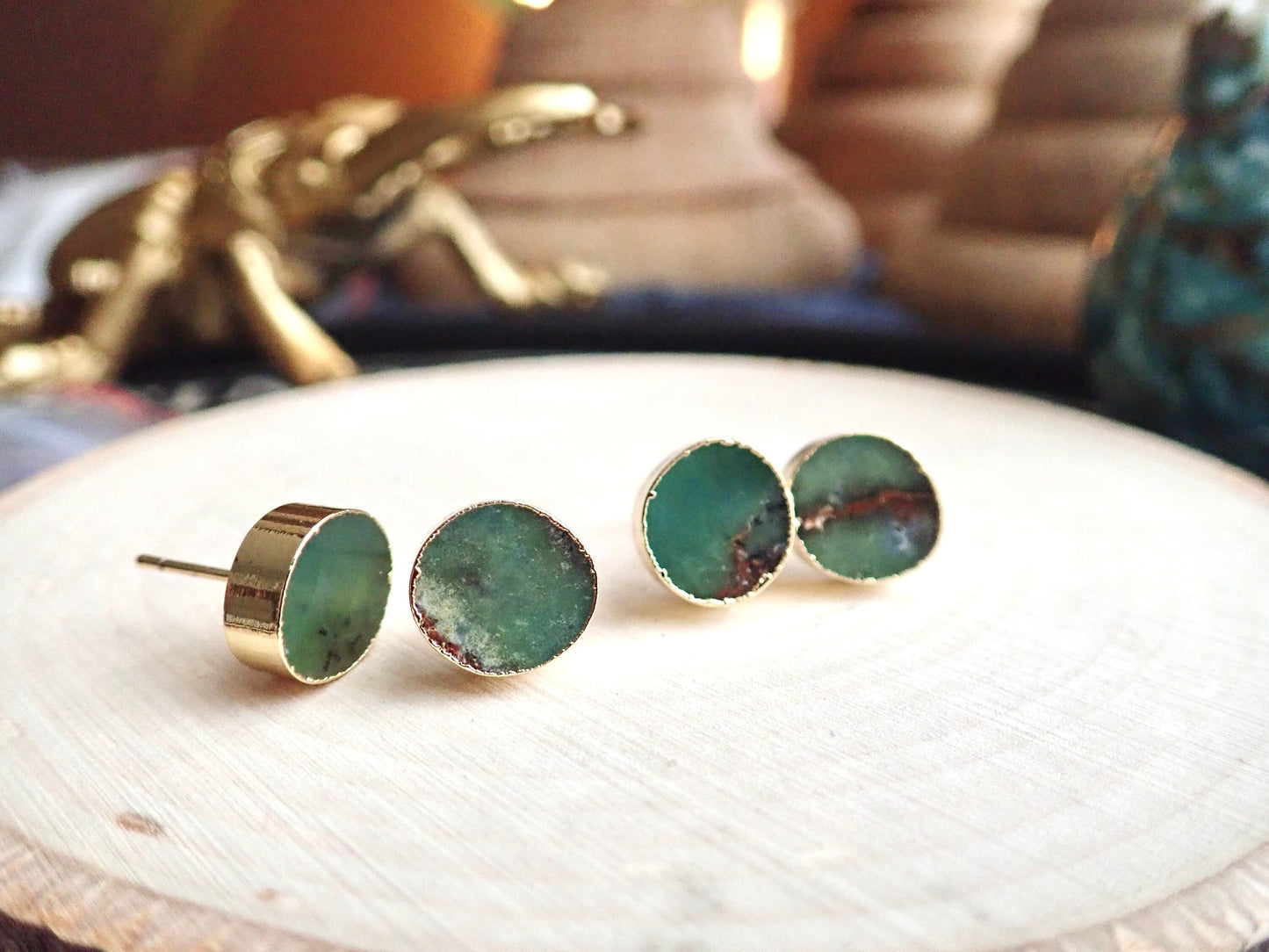 Daintree Chrysoprase Earrings