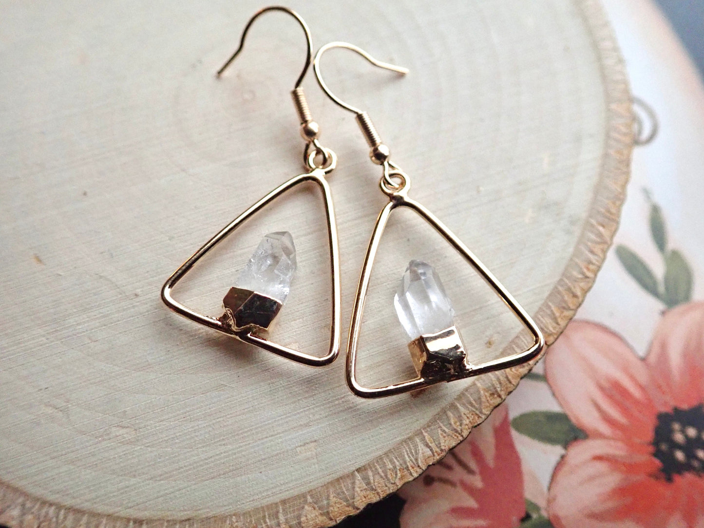 Holli Raw Crystal Earrings