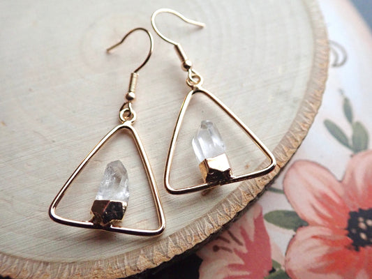Holli Raw Crystal Earrings