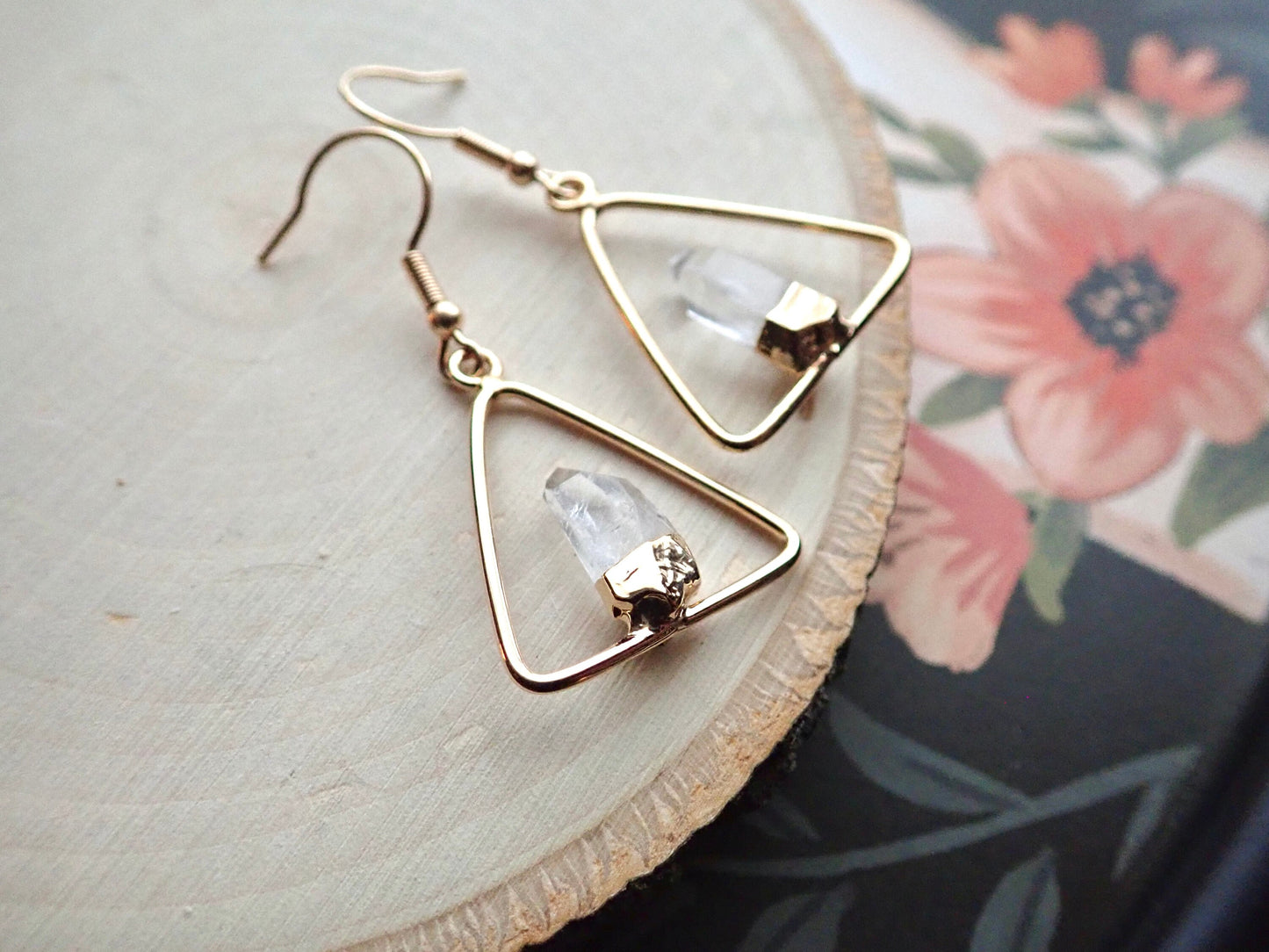 Holli Raw Crystal Earrings