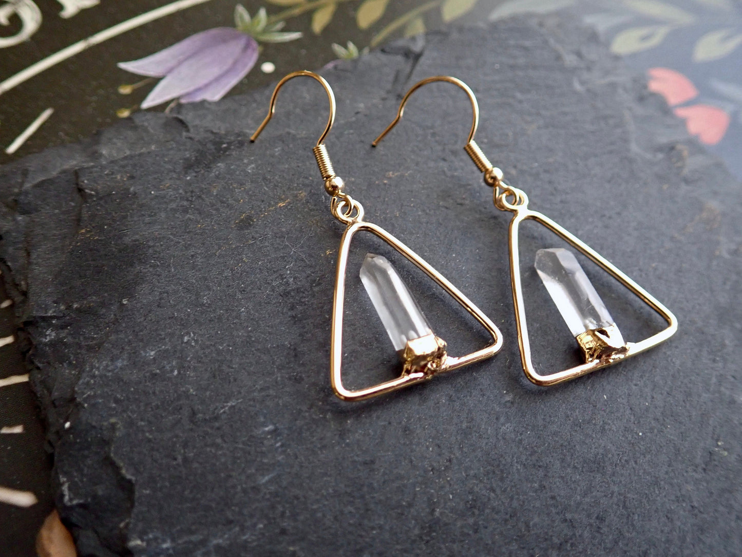 Holli Raw Crystal Earrings