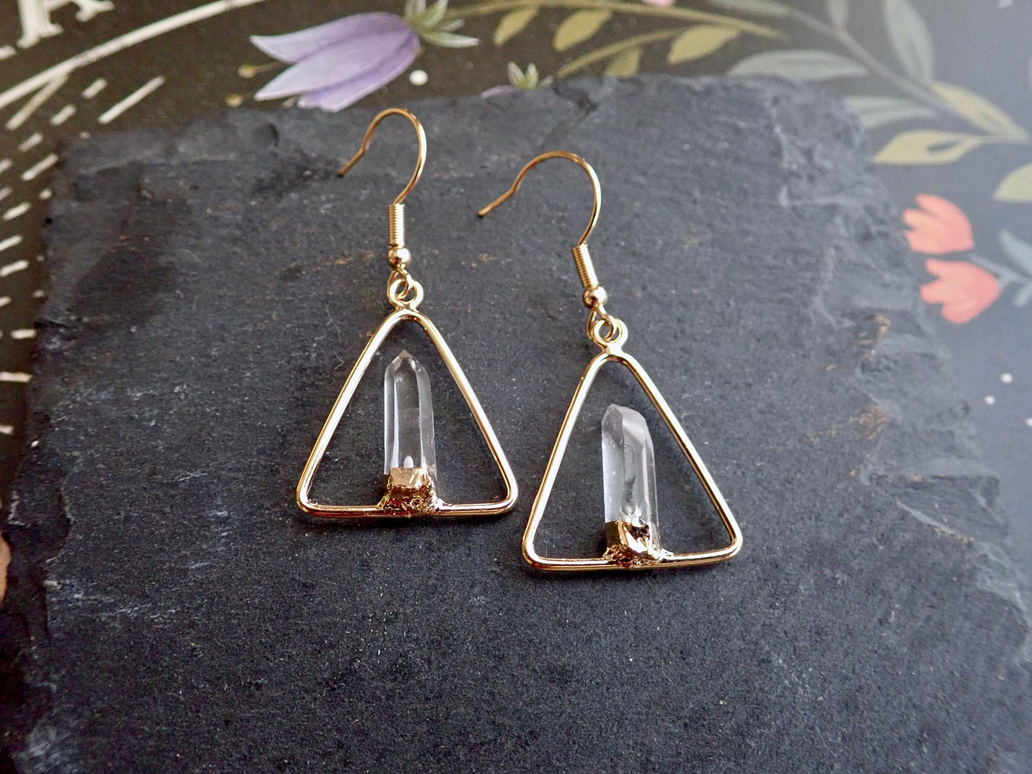 Holli Raw Crystal Earrings