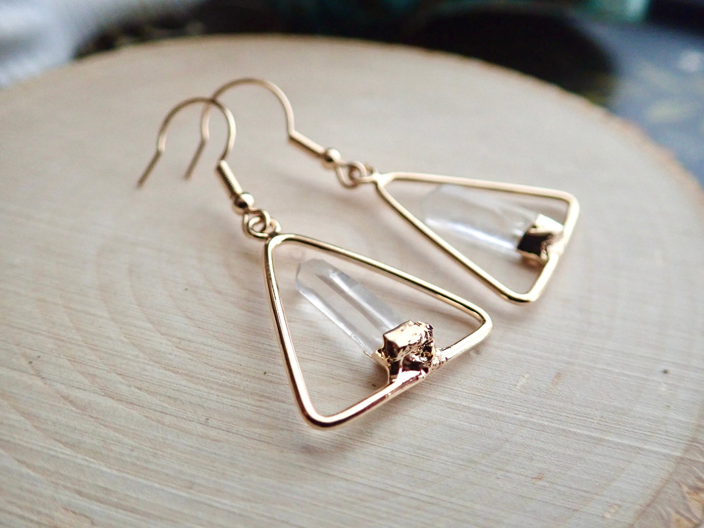 Holli Raw Crystal Earrings