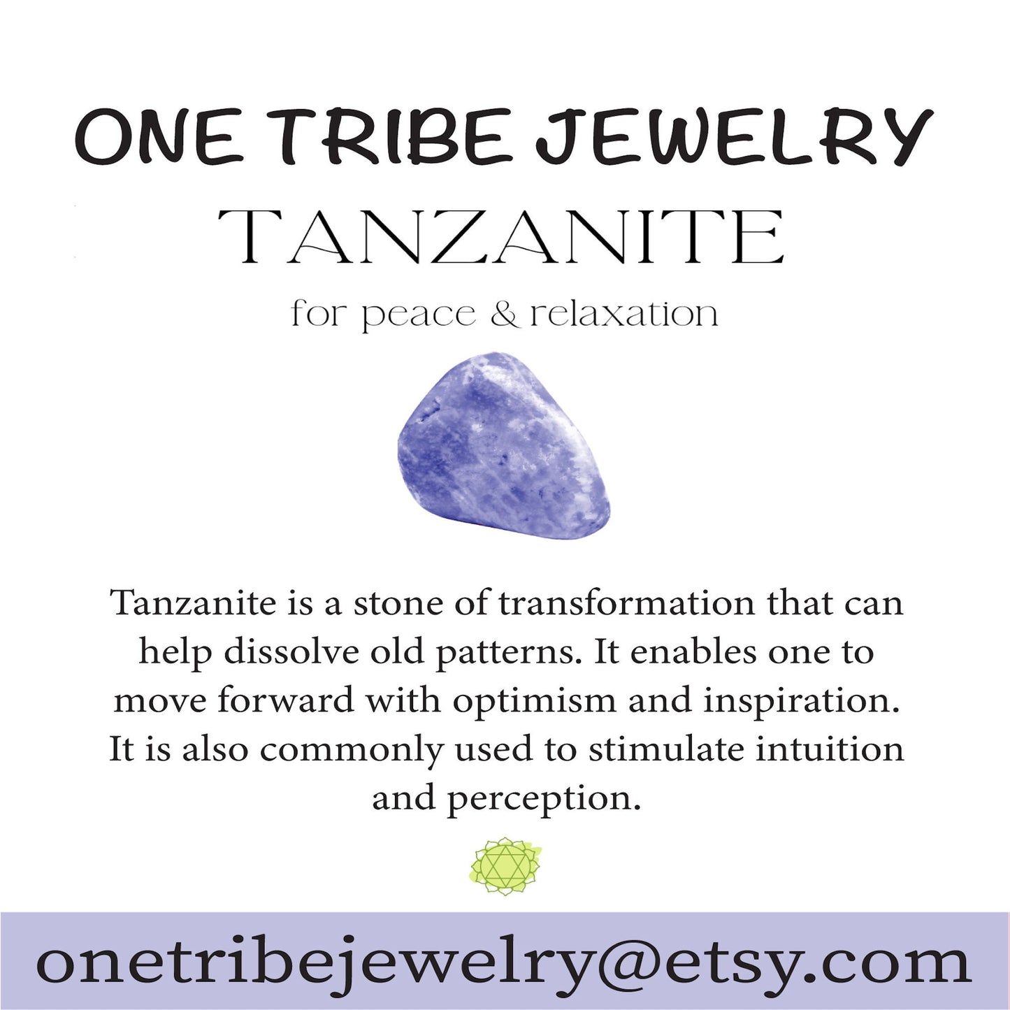 Tazza Raw Tanzanite Necklace