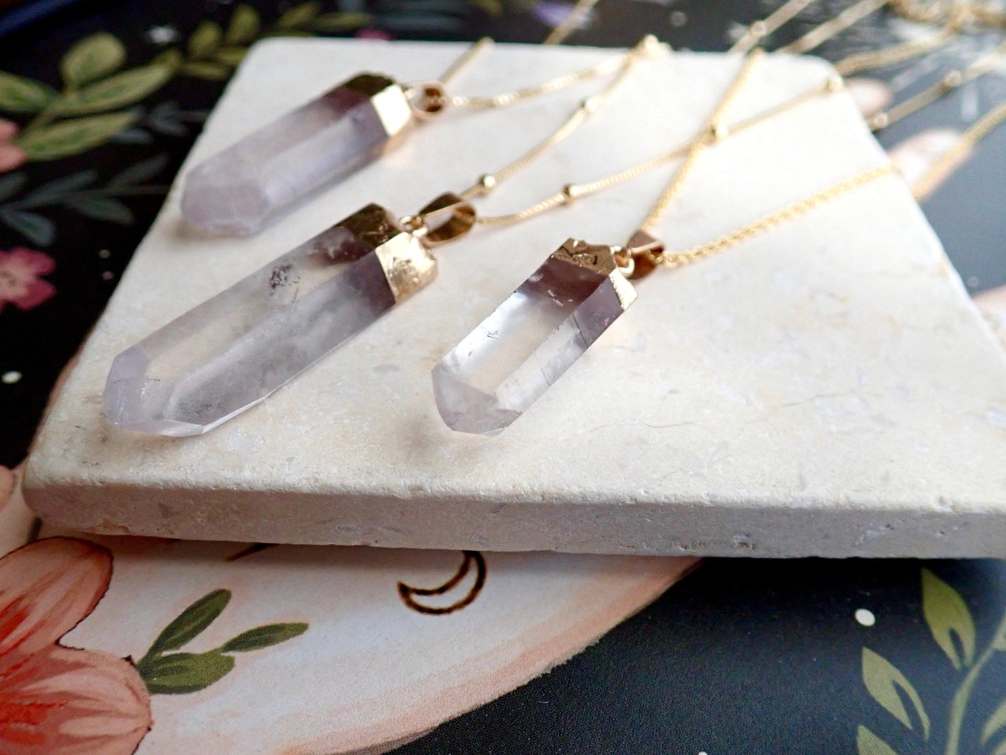 Quelso Quartz Point Necklace