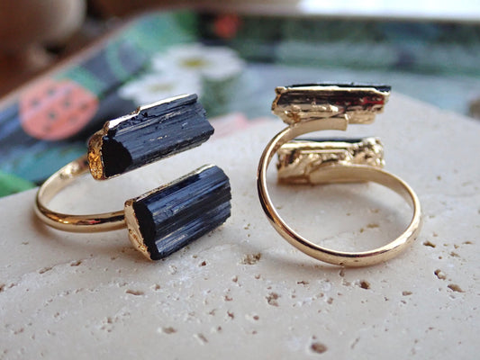 Bella Black Tourmaline Ring