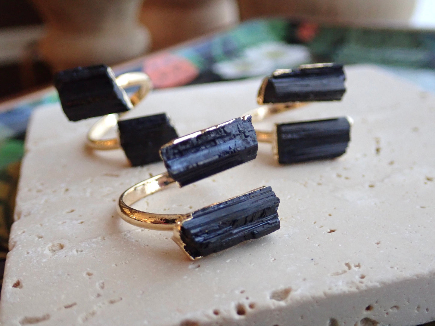 Bella Black Tourmaline Ring