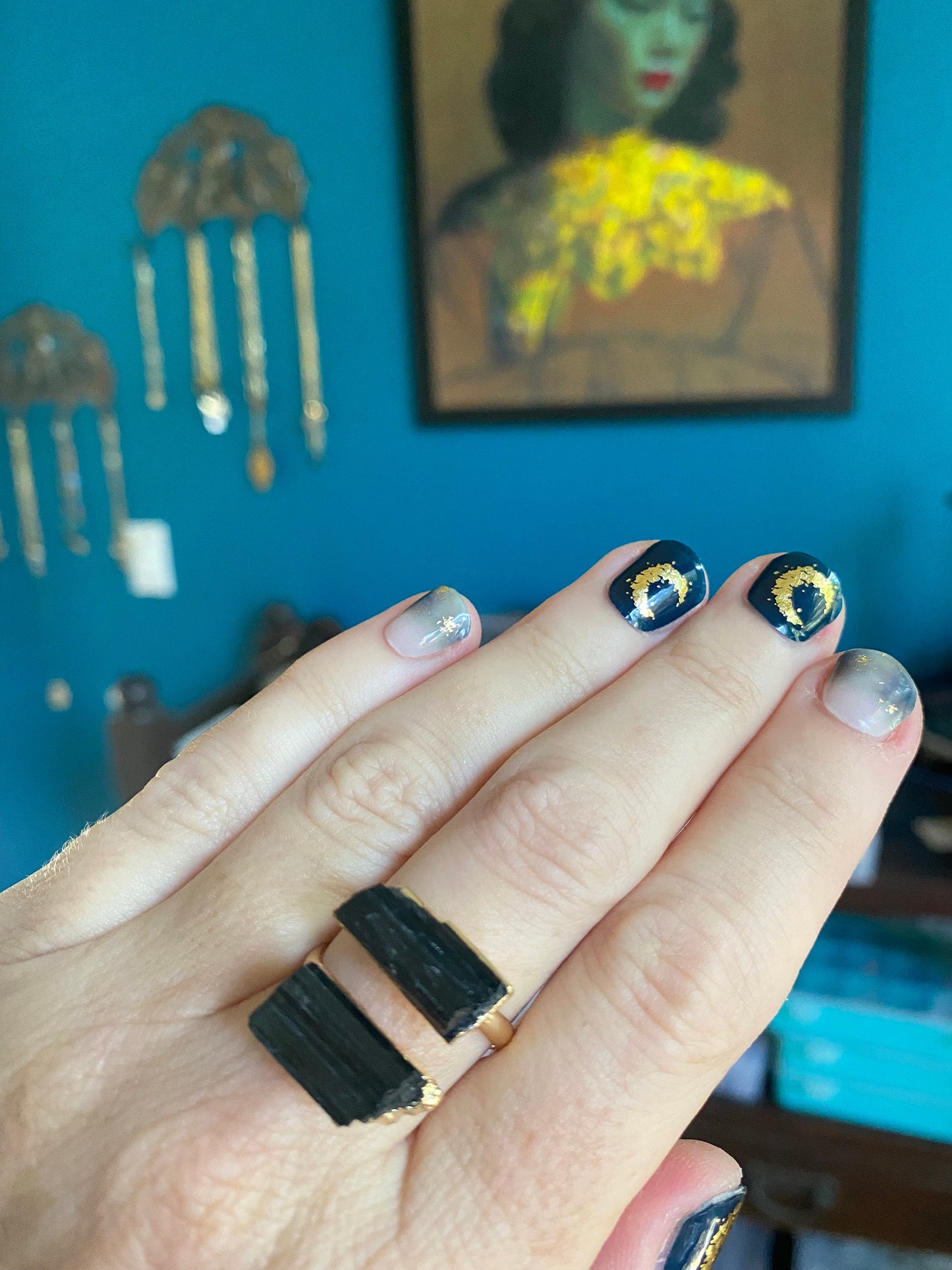 Bella Black Tourmaline Ring