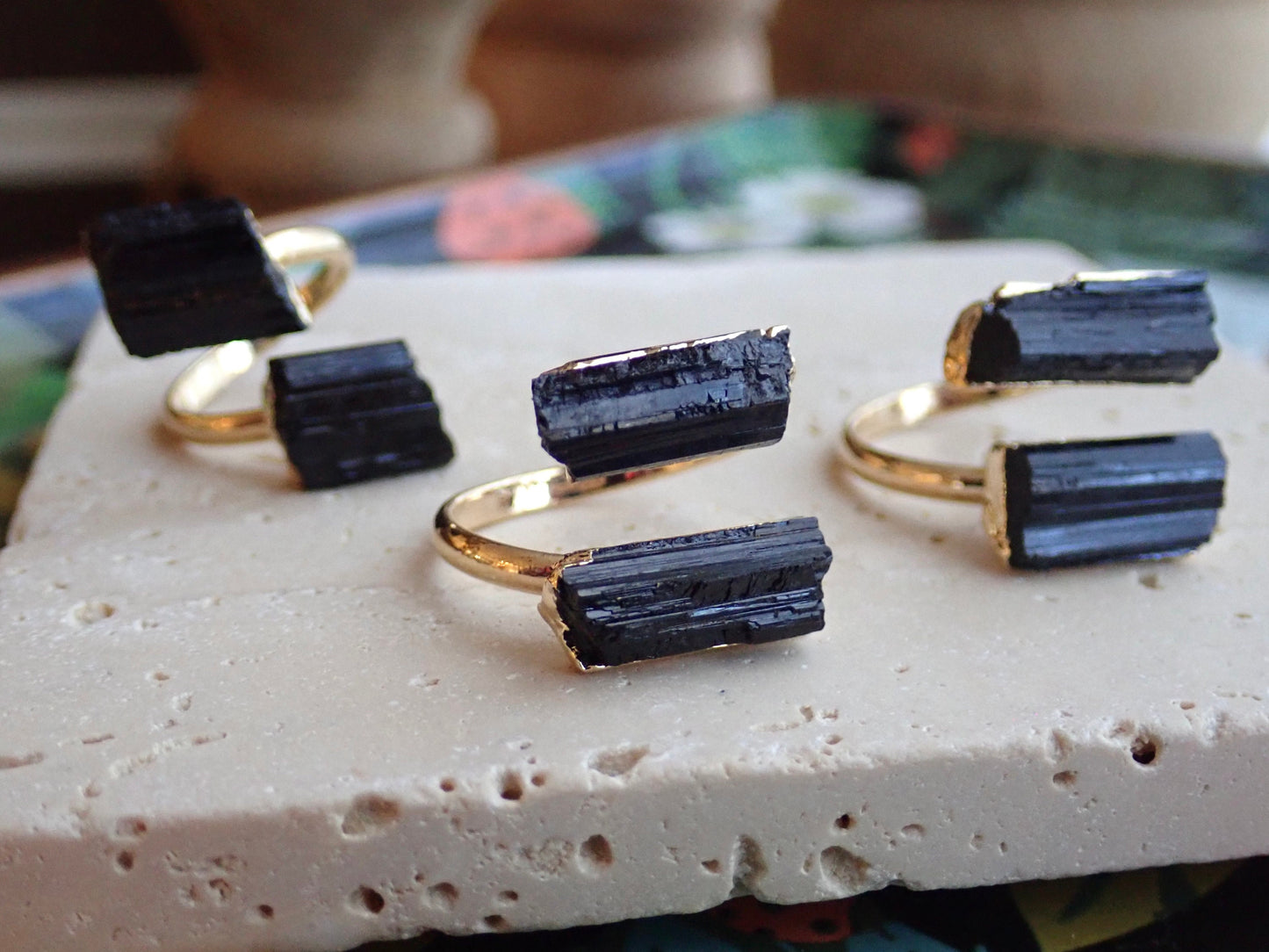 Bella Black Tourmaline Ring